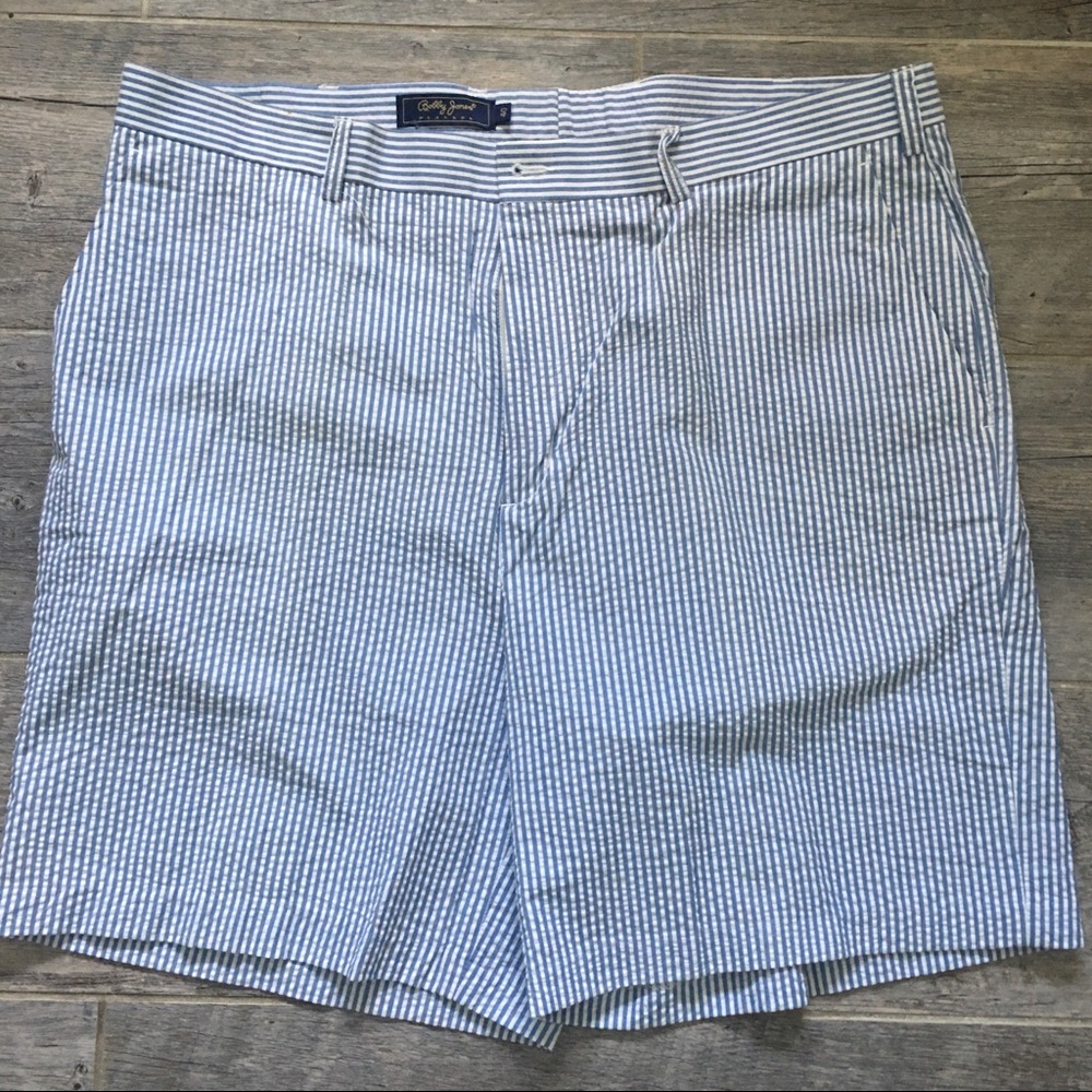 NWOT men’s Bobby Jones cotton seersucker shorts.